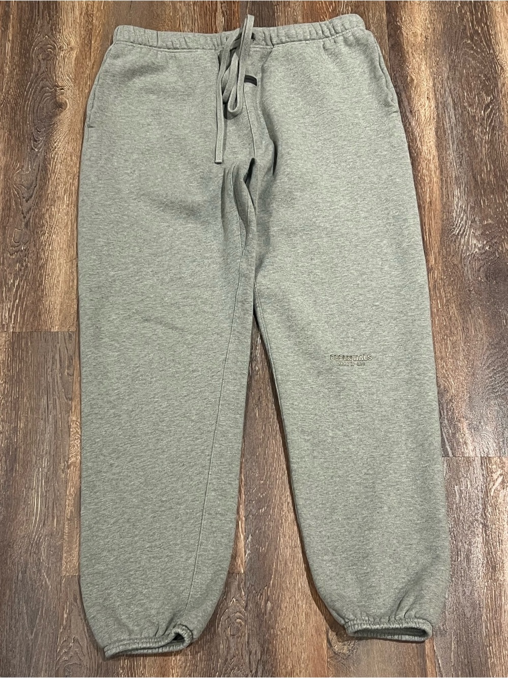 Fear of God Men's Gray Drawstring Jogger Sweatpants